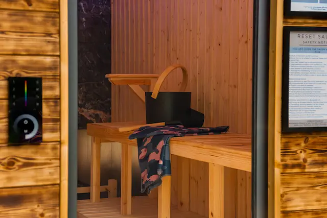 Traditional Finnish Sauna Interior